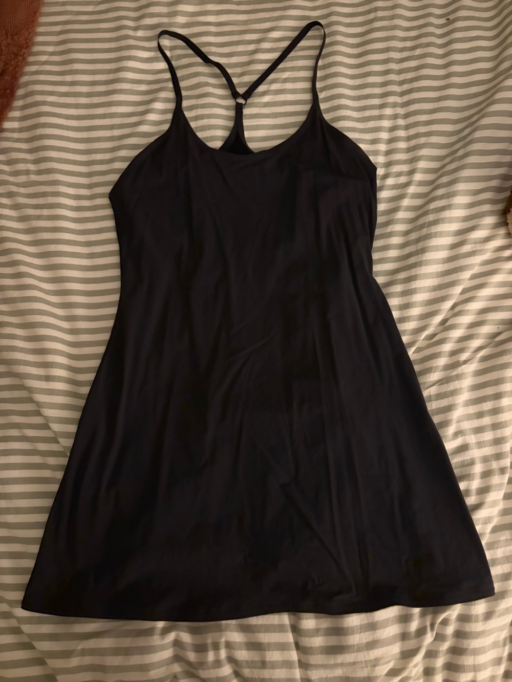Outdoor Voices Black Maxi Slip Dress